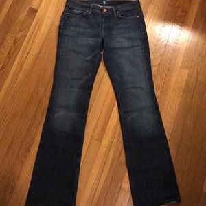 7 for all mankind-Dark wash boot cut jeans